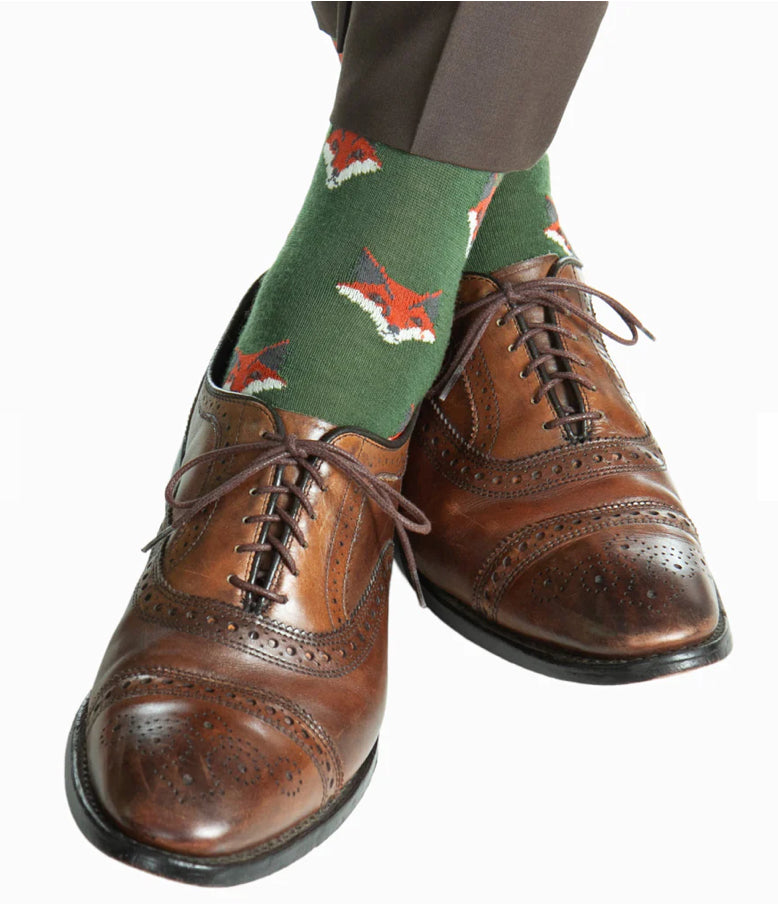 Green Fox Socks