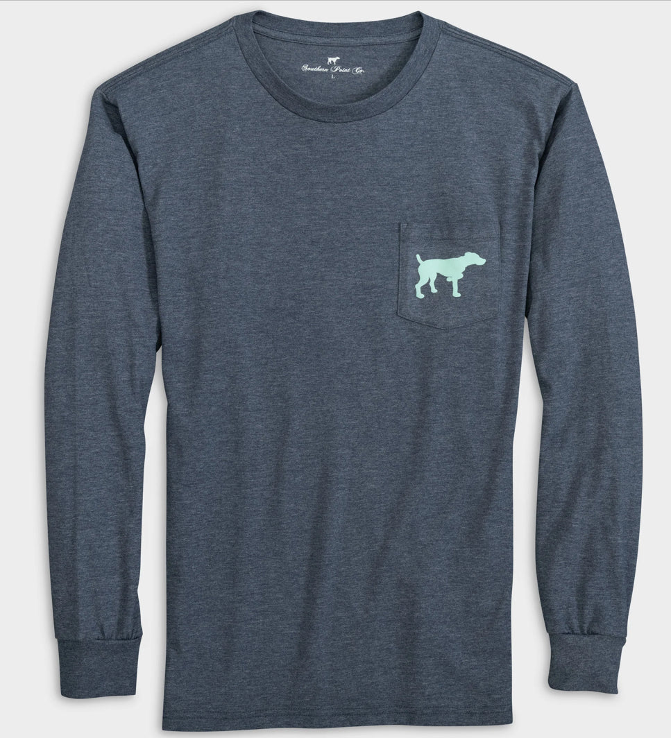 Glow Long Sleeve Tshirt - Orion Blue