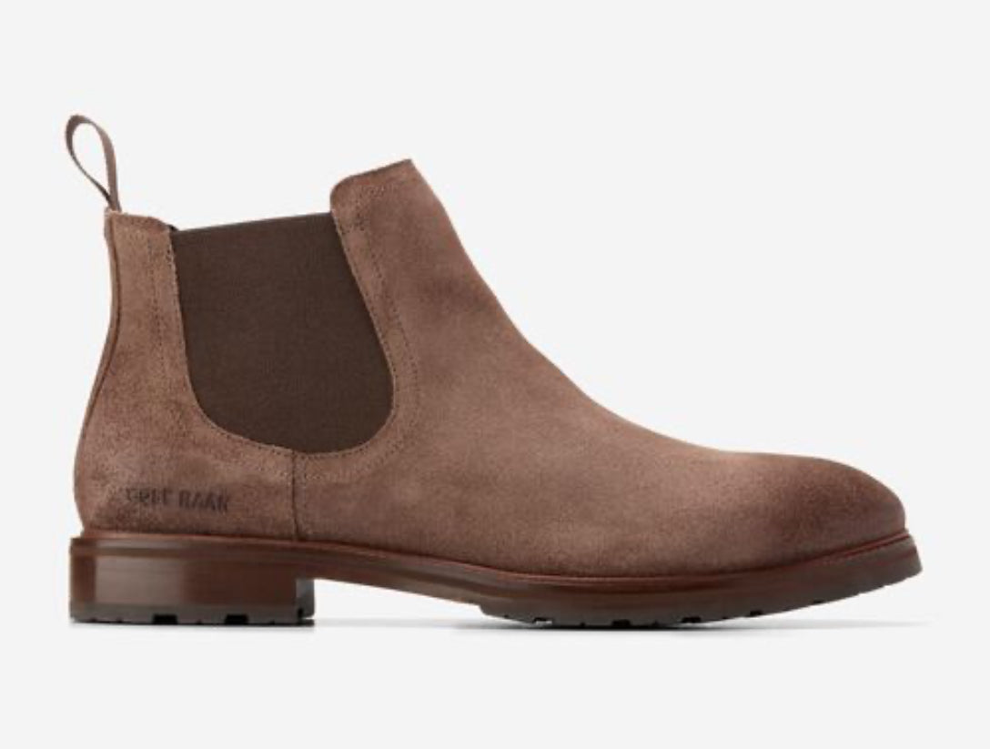 Berkshire Suede Chelsea Boot - LAVA WASH