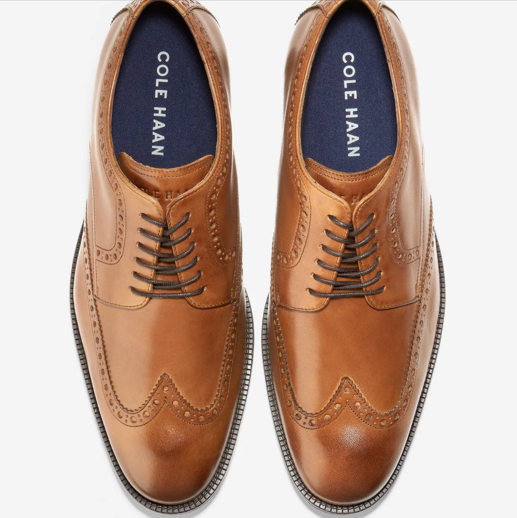 Modern Essentials Wingtip Oxford - BRITISH TAN