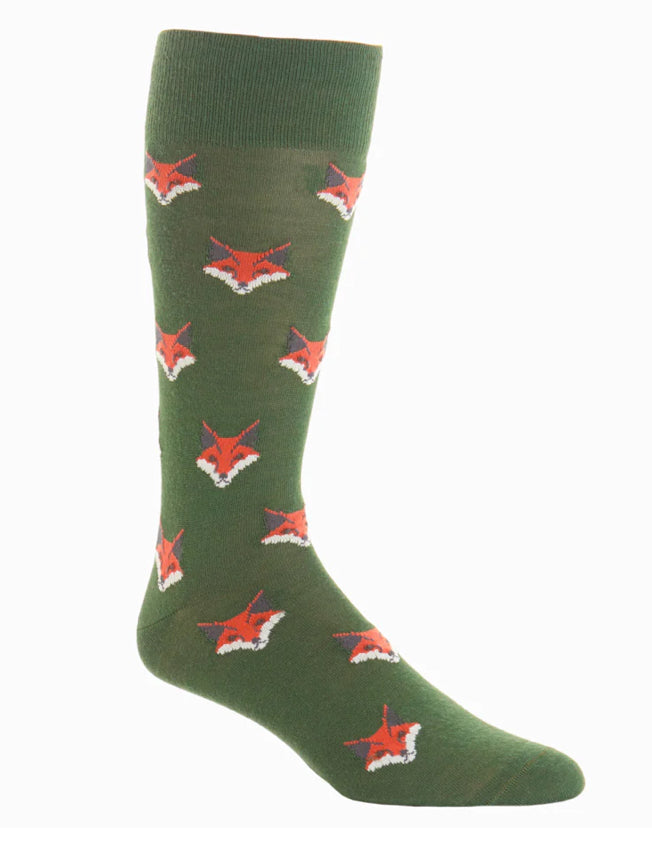 Green Fox Socks