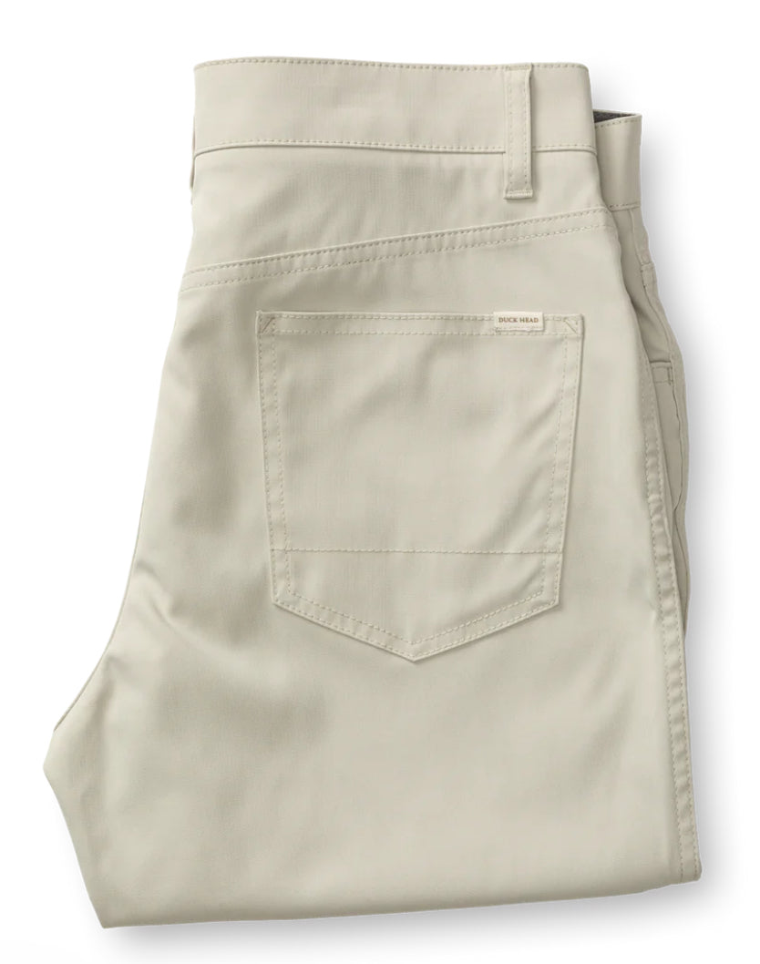 Long Drive Performance Five Pocket - Stone