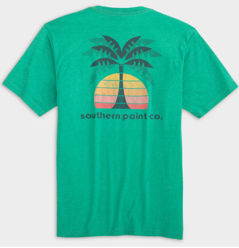 Sunset Palm - WASHED JADE