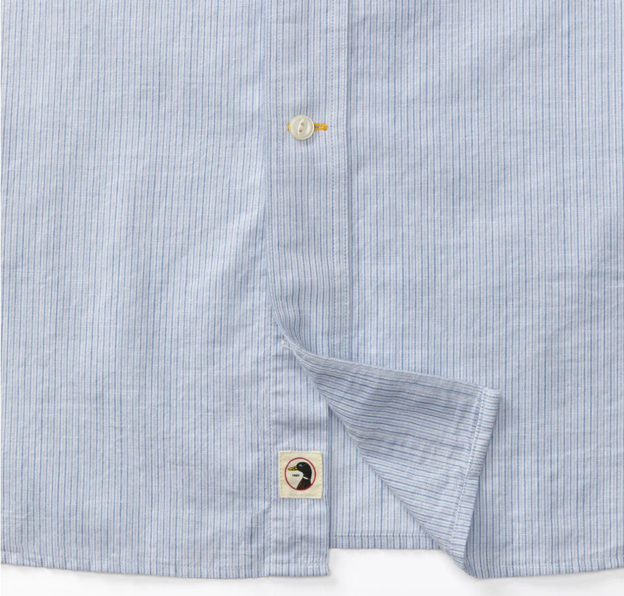 Cotton Slub Sport Shirt - Donovan Stripe