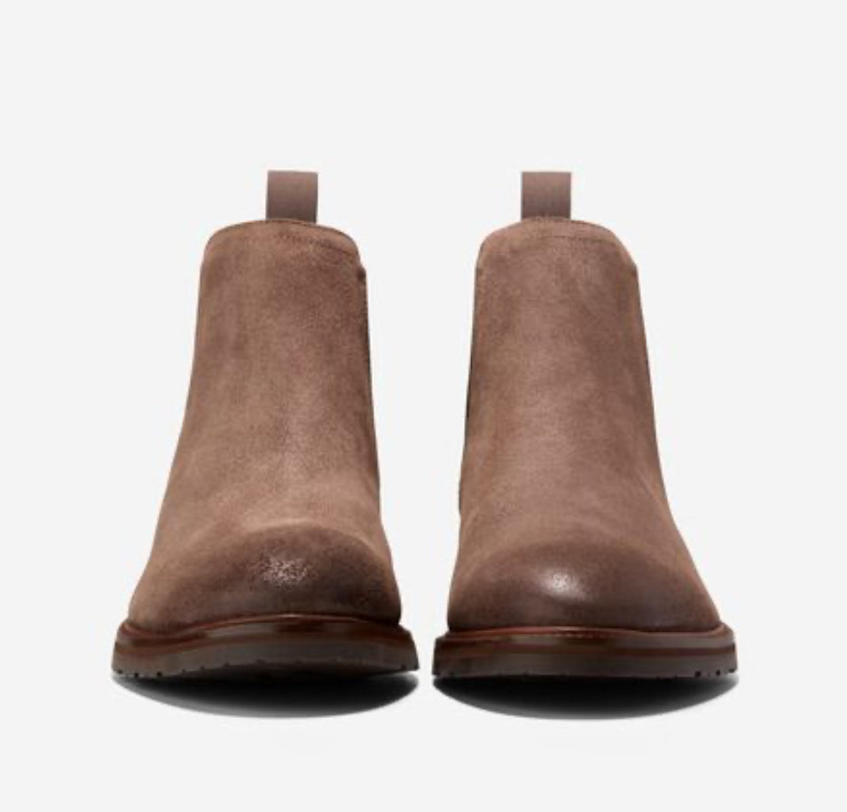 Berkshire Suede Chelsea Boot - LAVA WASH