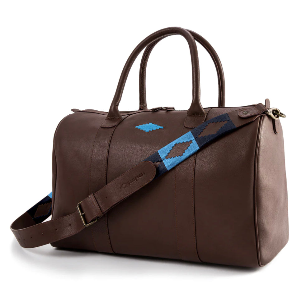 Varon Small Travel Bag - BROWN LEATHER