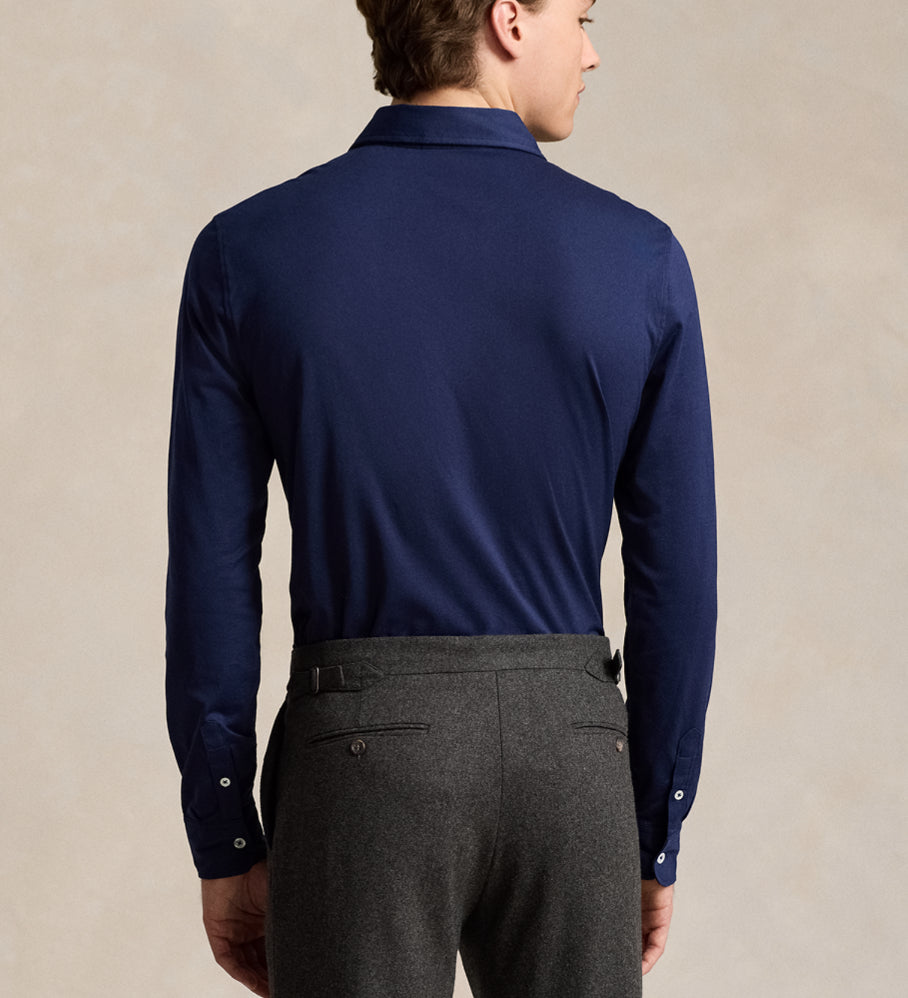 Long Sleeve Front Pocket Polo