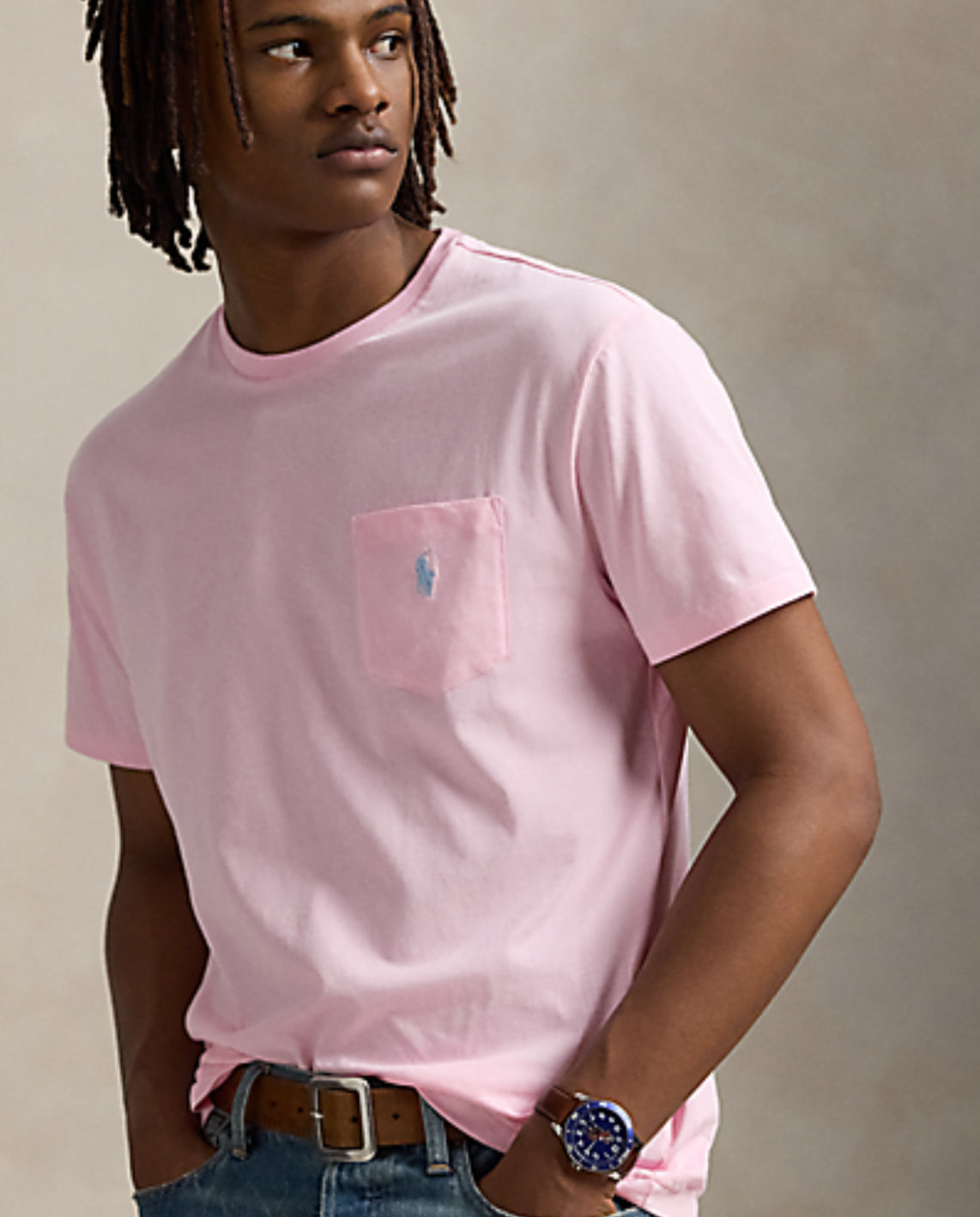 Jersey Short Sleeve Pocket Tee