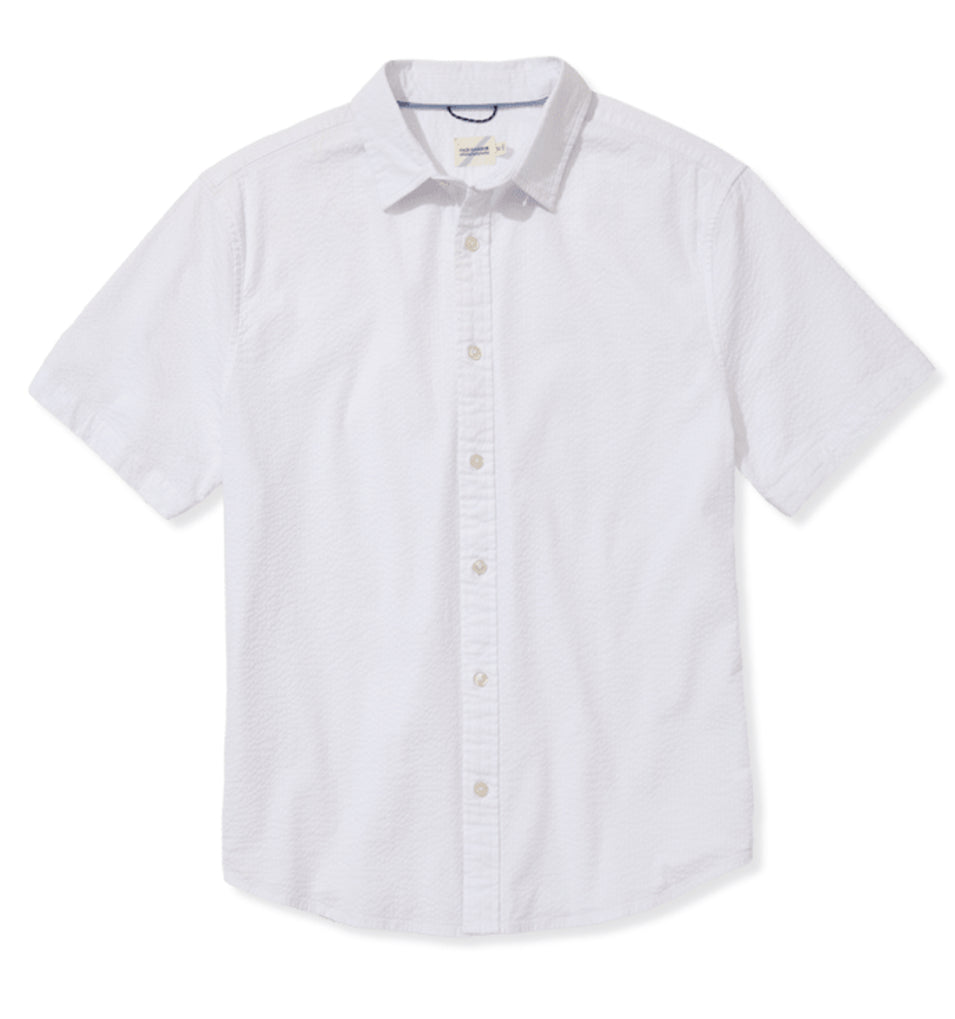 The Seersucker Shirt - White