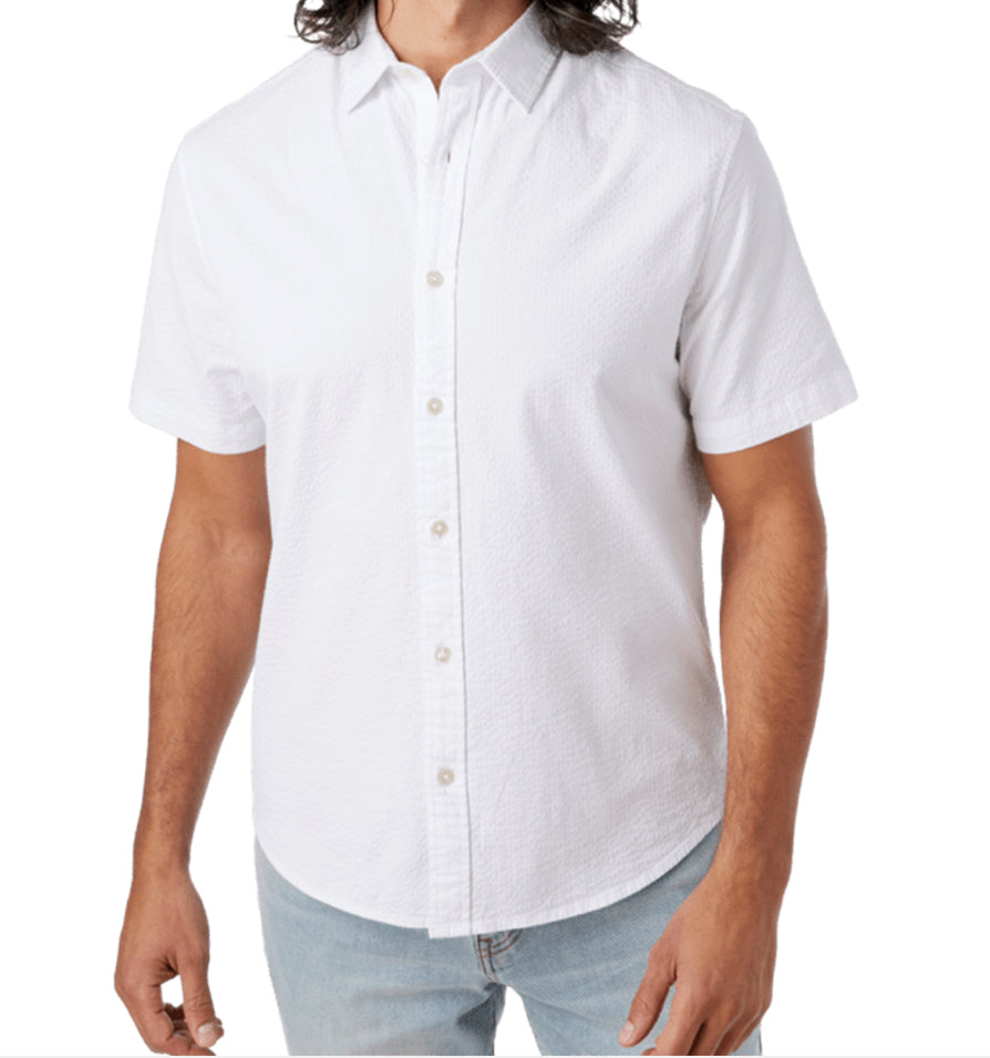The Seersucker Shirt - White