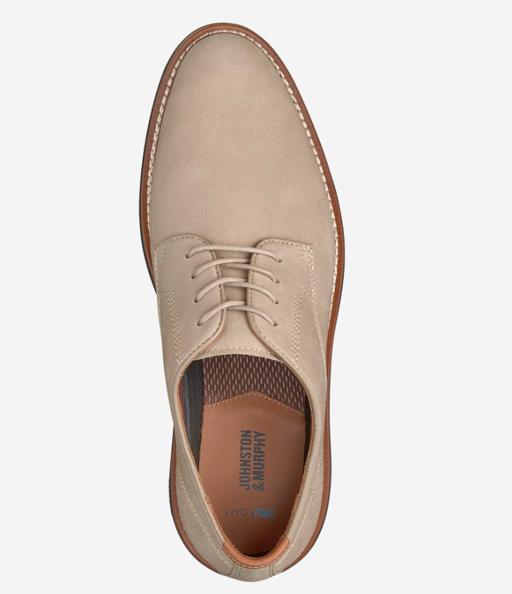 Upton Plain Toe - TAUPE NUBUCK