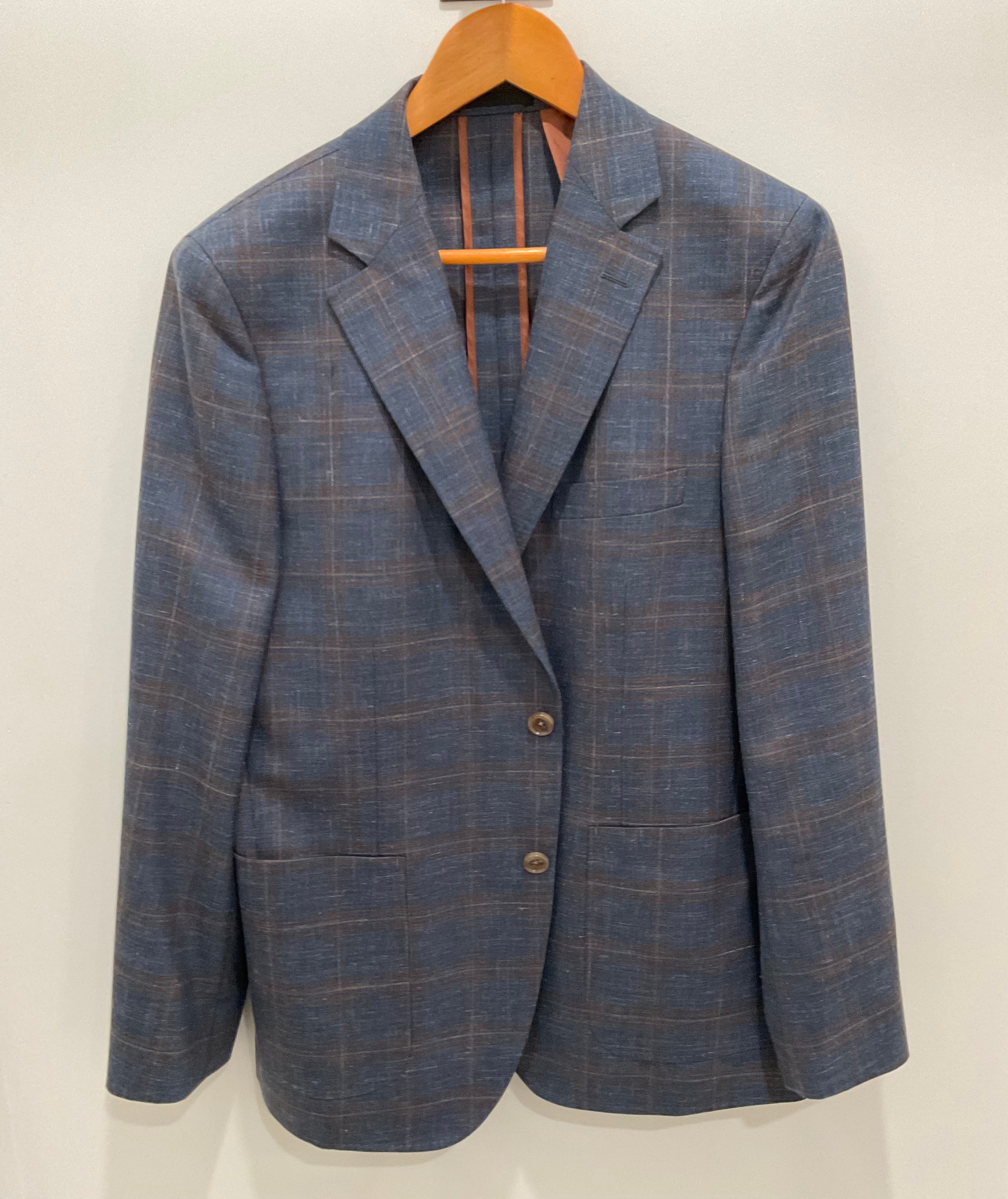 Autumn Navy Plaid Sport Coat