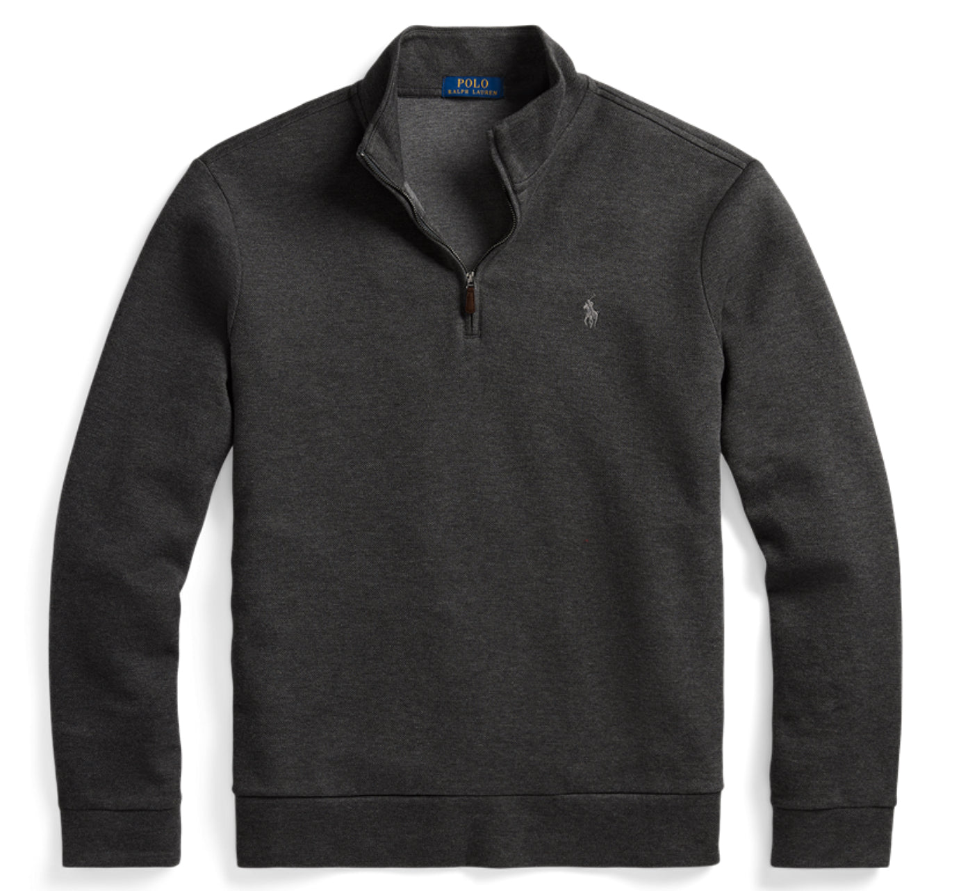 Mesh Knit Quarter Zip - WINDSOR GREY