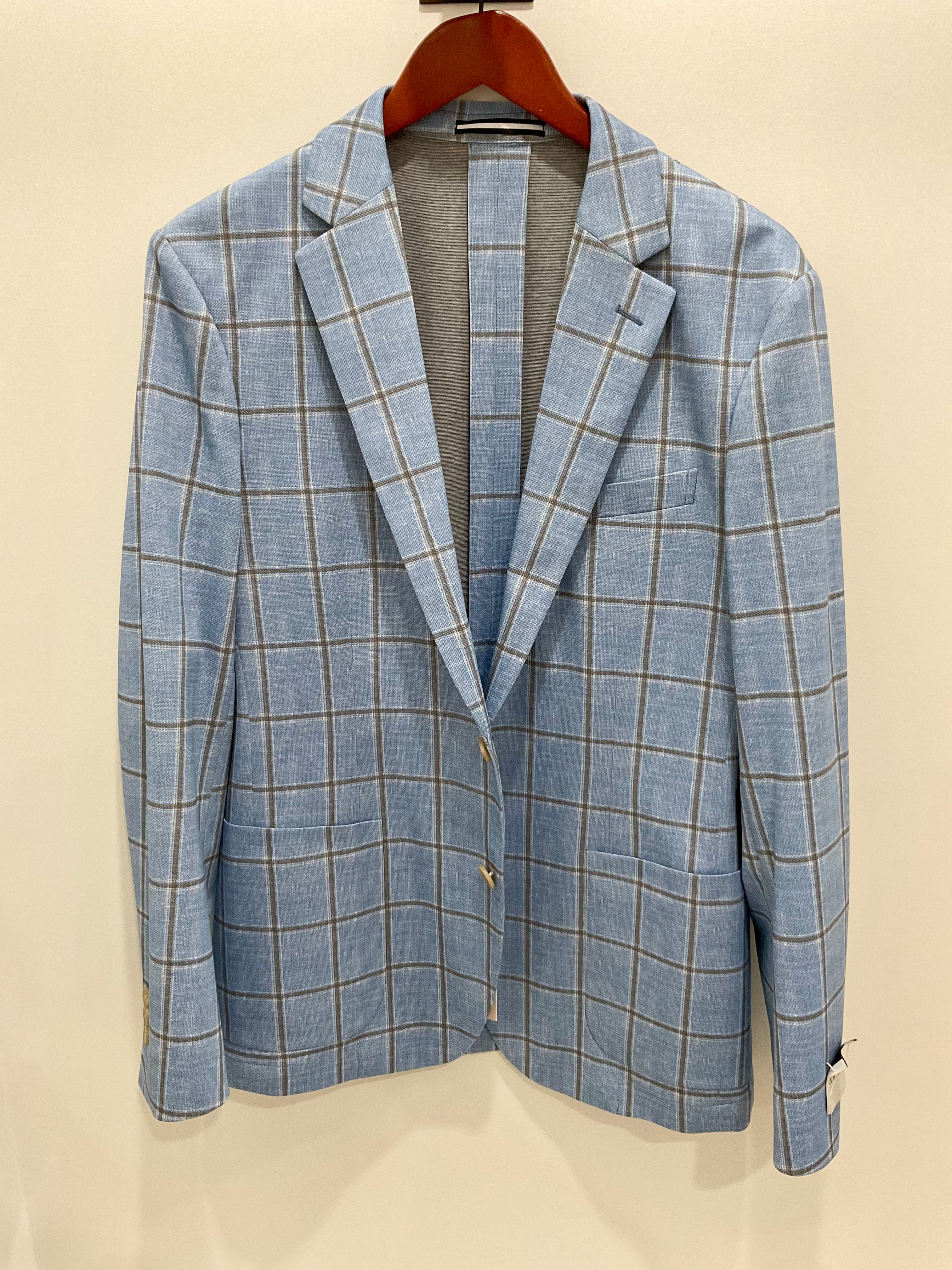 Robins Egg Windowpane Sport Coat