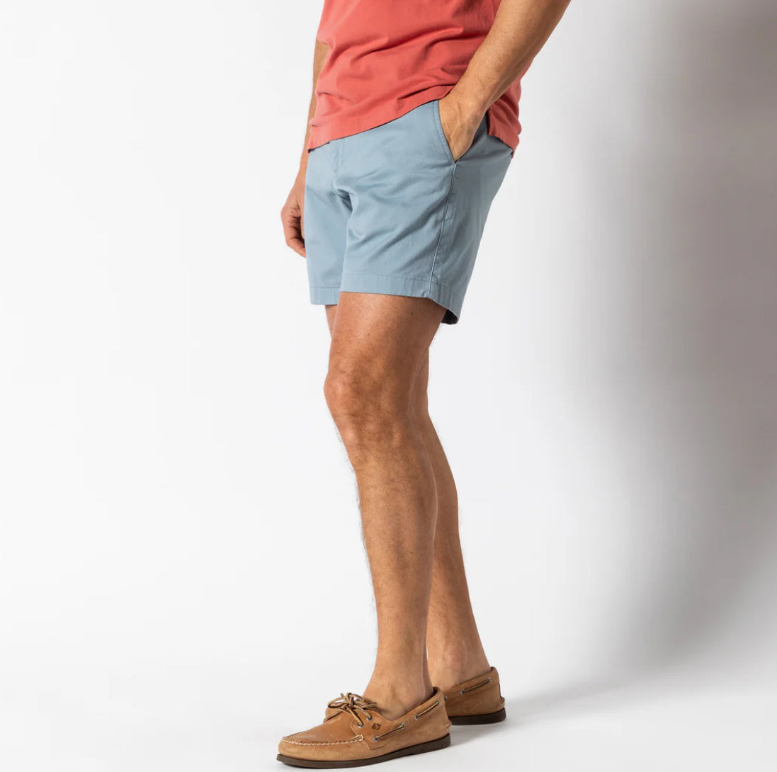 Gold School Chino Short 7” - River Blue