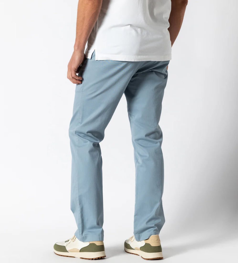 Classic Fit Gold School Chino - River Blue