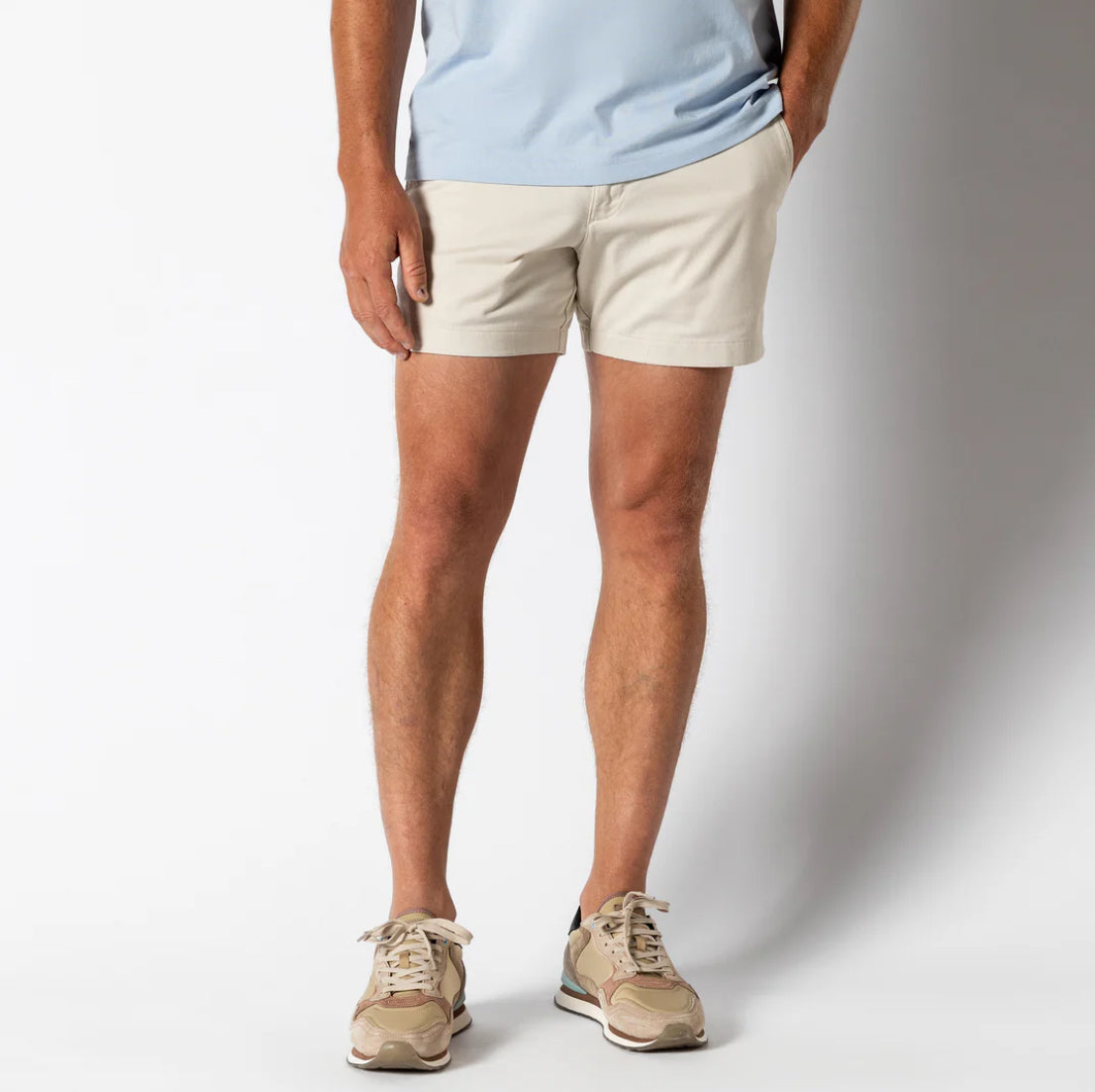Gold School Chino Short 5” - Stone