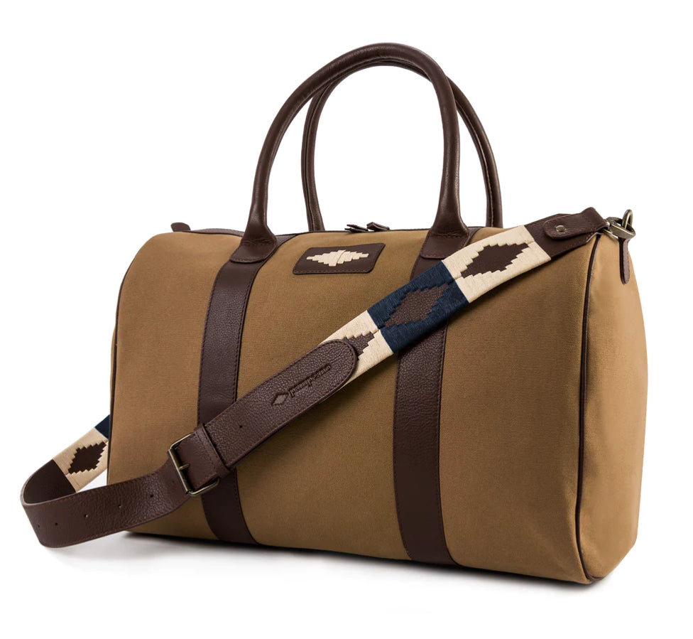 Varon Small Travel Bag - SAND CANVAS