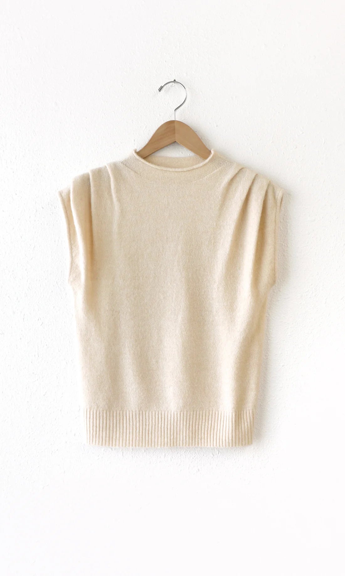 Arietta Sleeveless Funnel Top