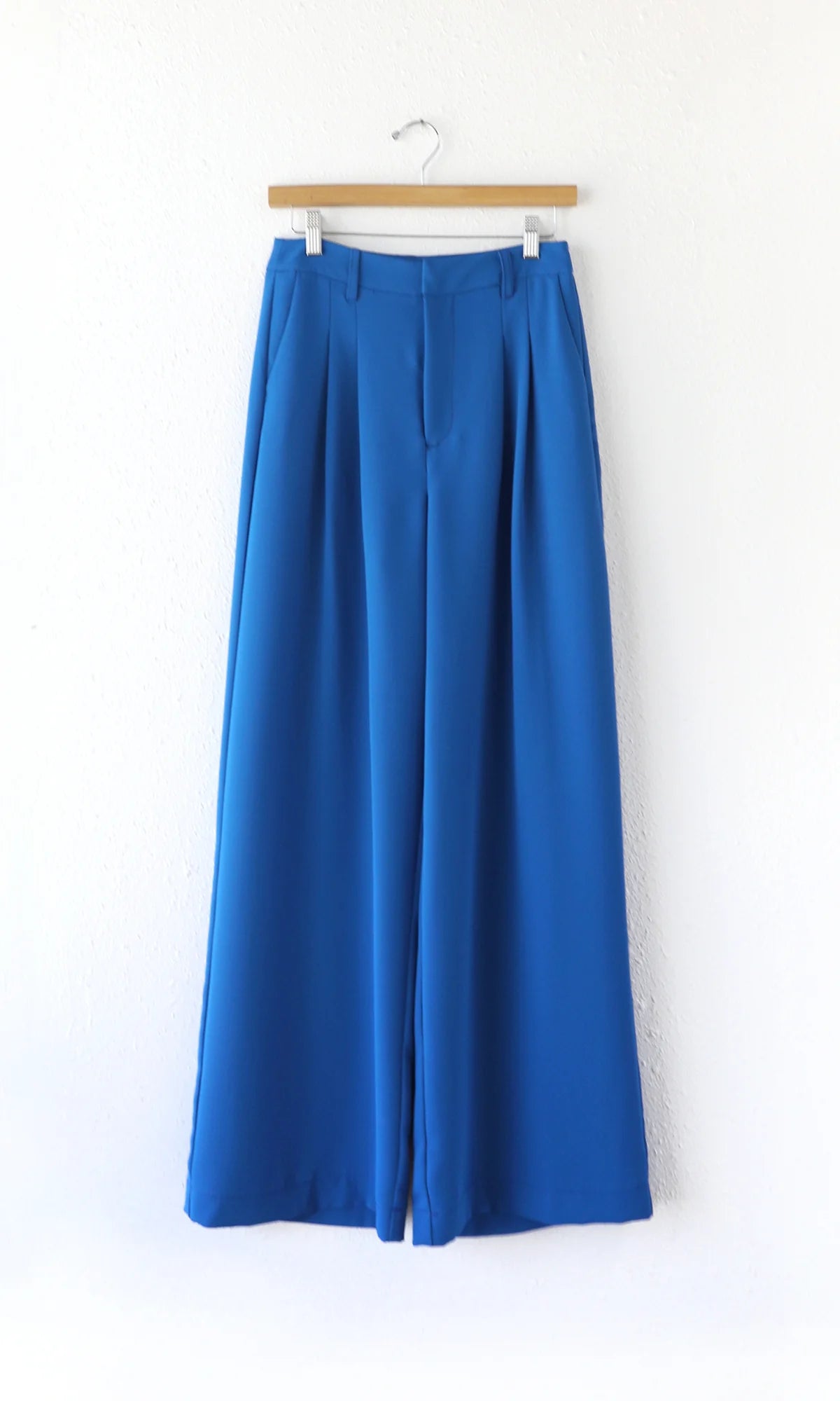 Stanley Wide Leg Trouser-Blue