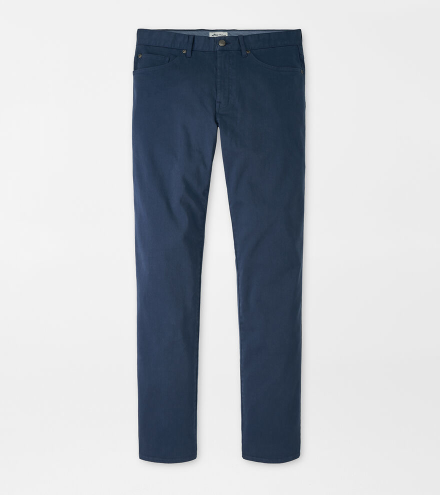 Five Pocket Sateen Pants - NAVY