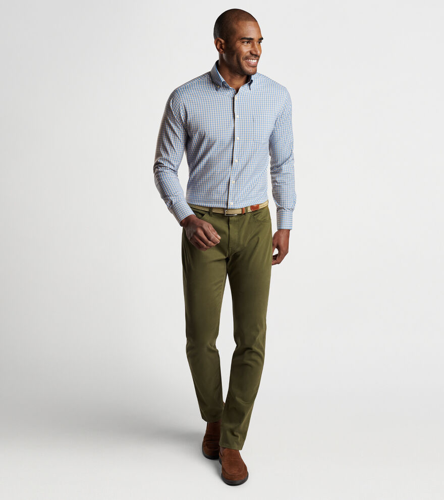 Ashbury Performance Twill Sport Shirt - TWILIGHT BLUE