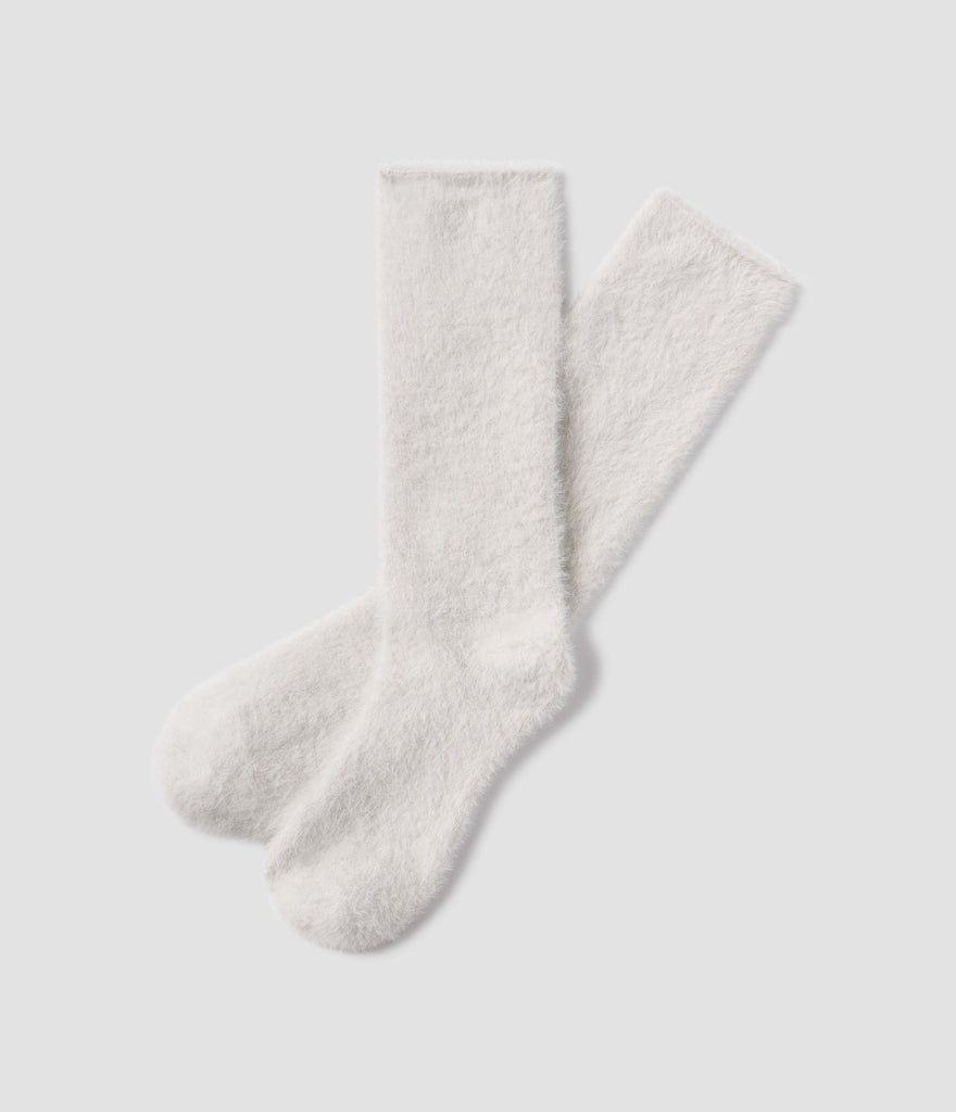 SSCO Feather knit Socks-Stone
