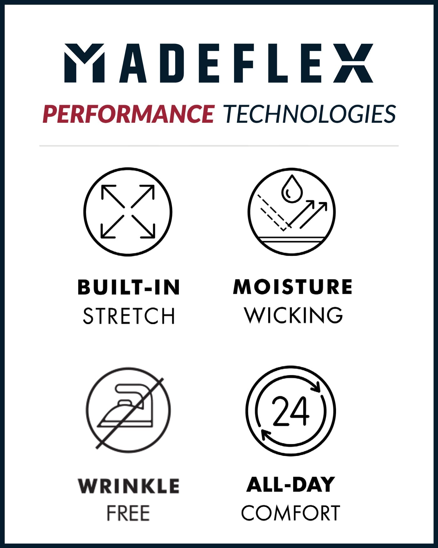 Madeflex Performance Commuter Shirt - BLACK