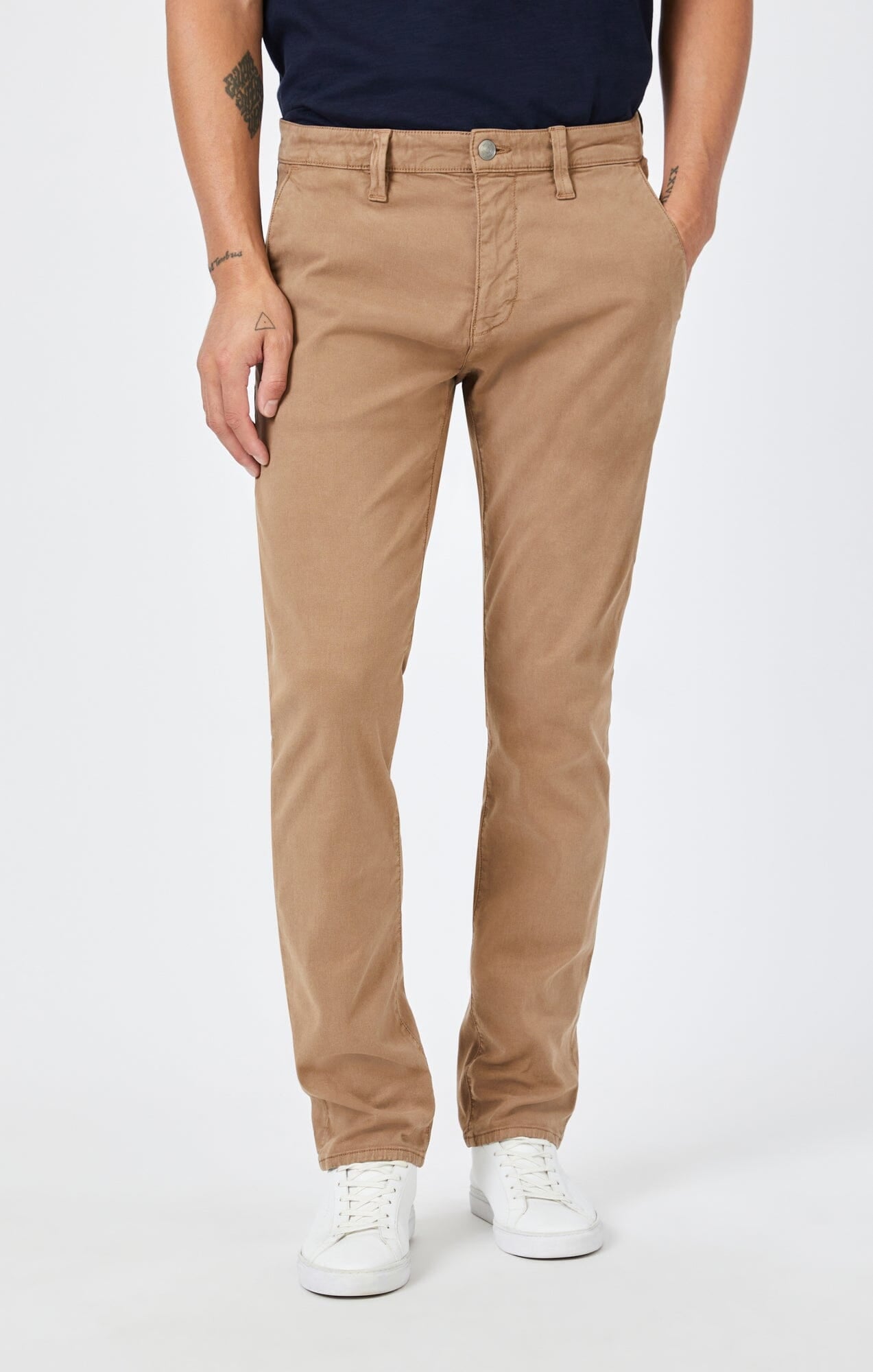 Milton Slim Straight Chino - TIGER EYE