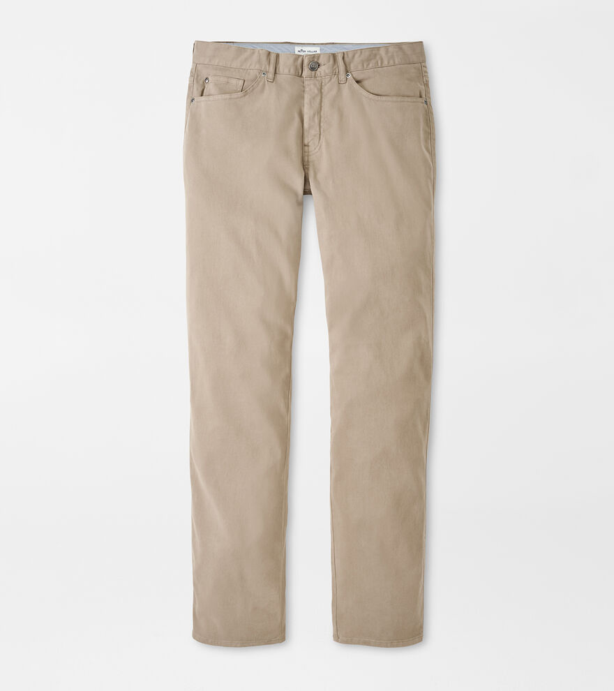 Signature Sateen Five Pocket Pant - GRAIN