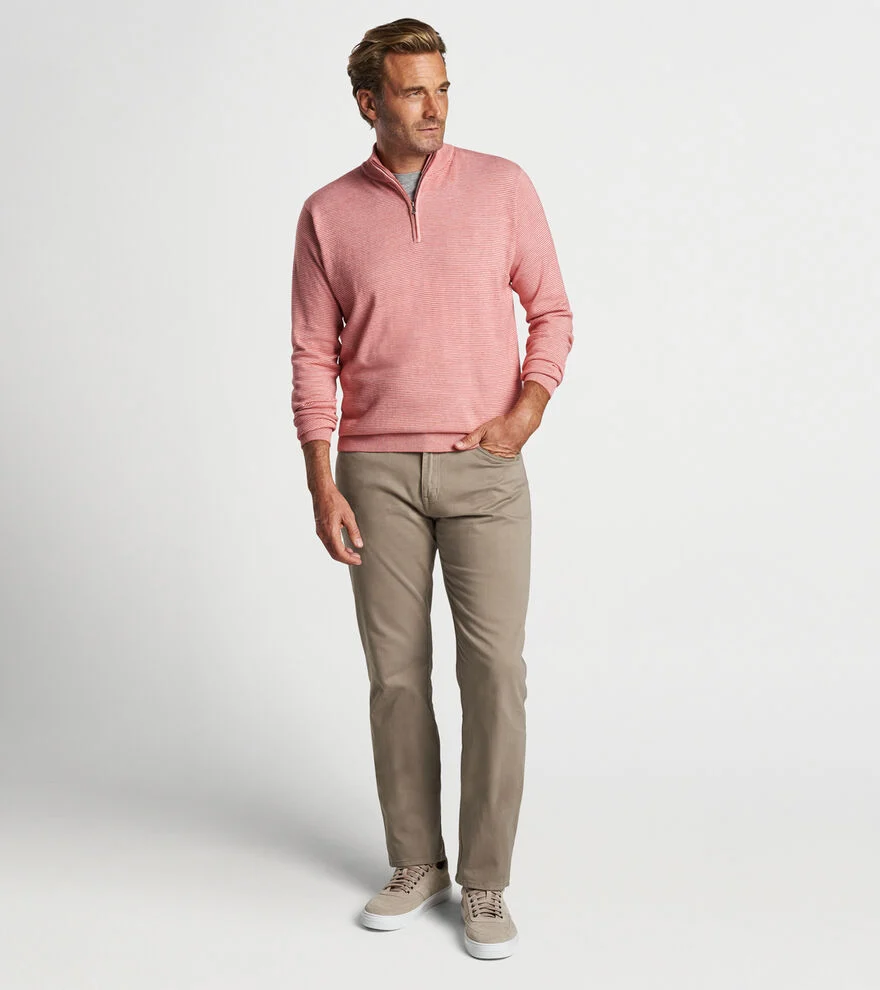 Signature Sateen Five Pocket Pant - GRAIN