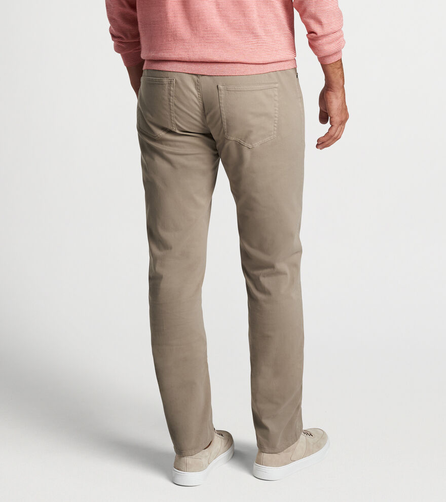 Signature Sateen Five Pocket Pant - GRAIN