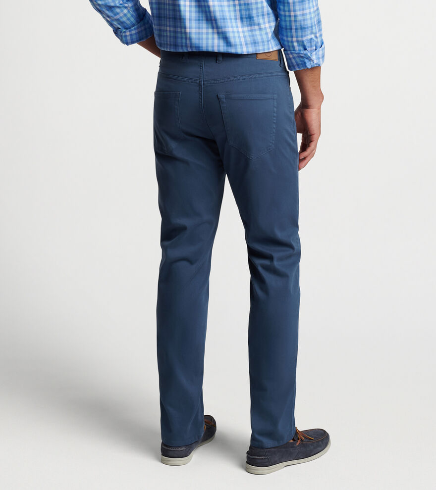 Signature Sateen Five Pocket Pant - NAVY