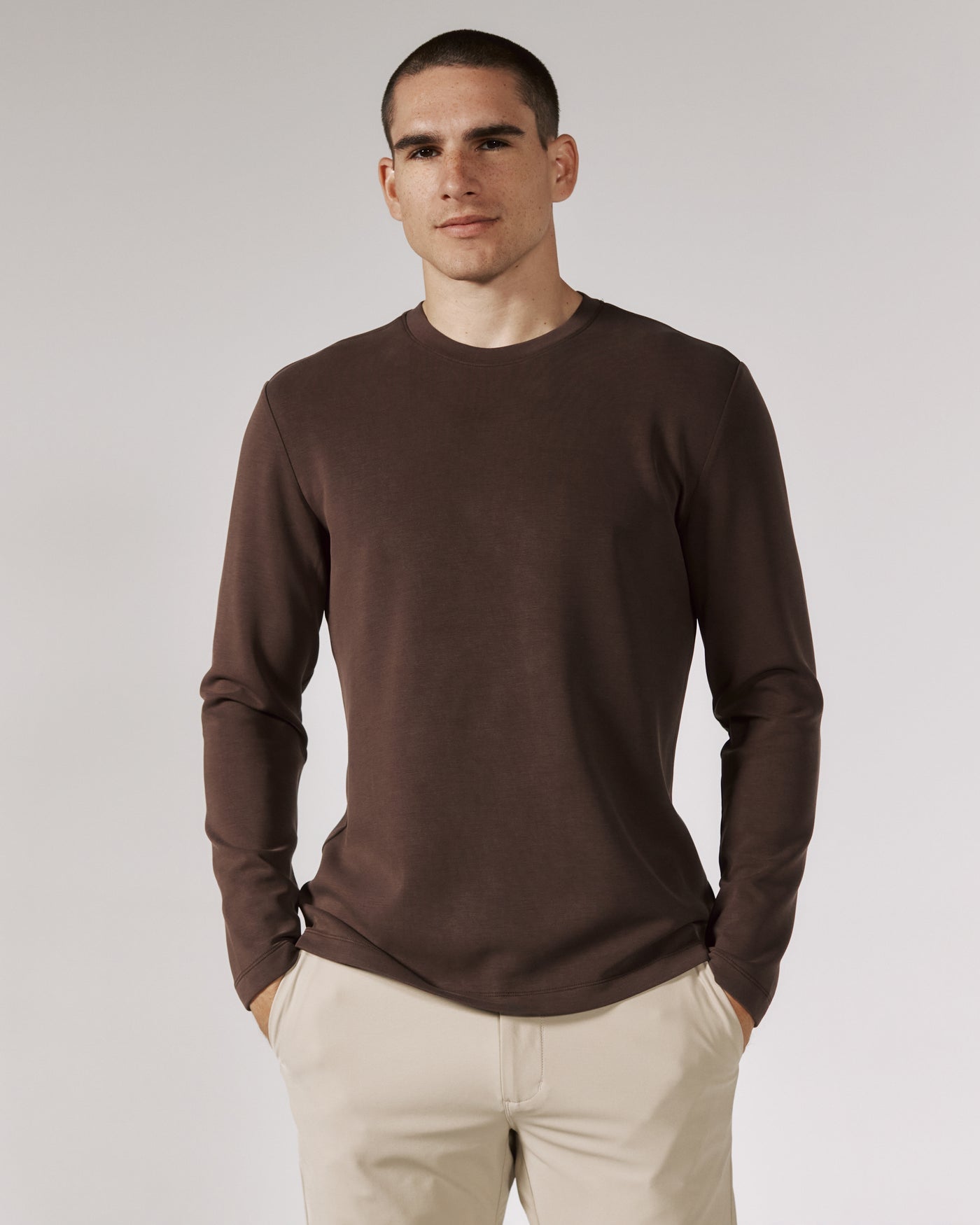 Rev Modal Crewneck - Bordeaux
