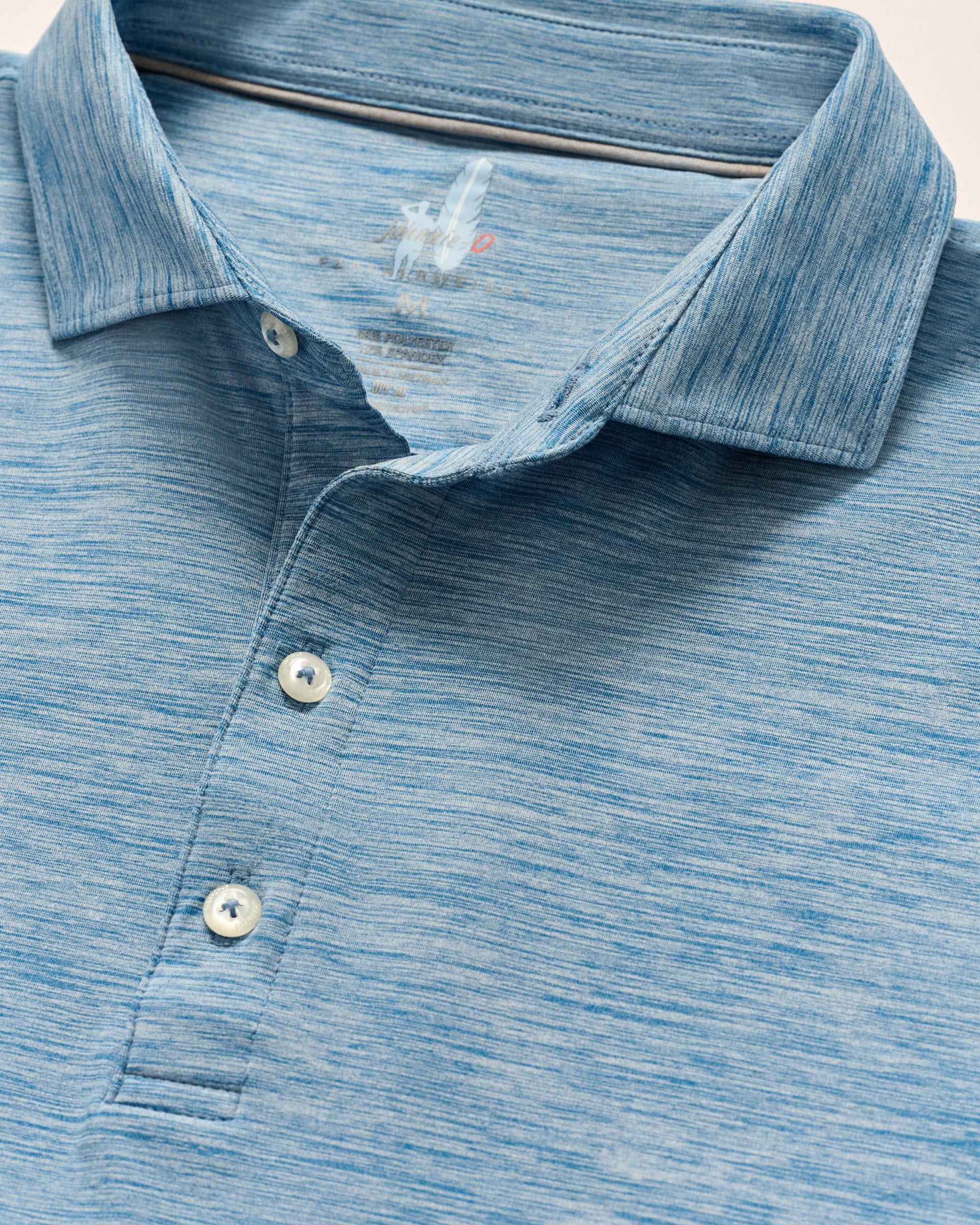 Huronn Featherweight Polo - Barrels Blue