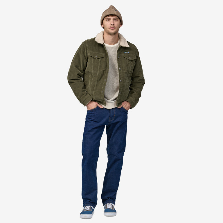 Pile Lined Trucket Jacket - Basin Green