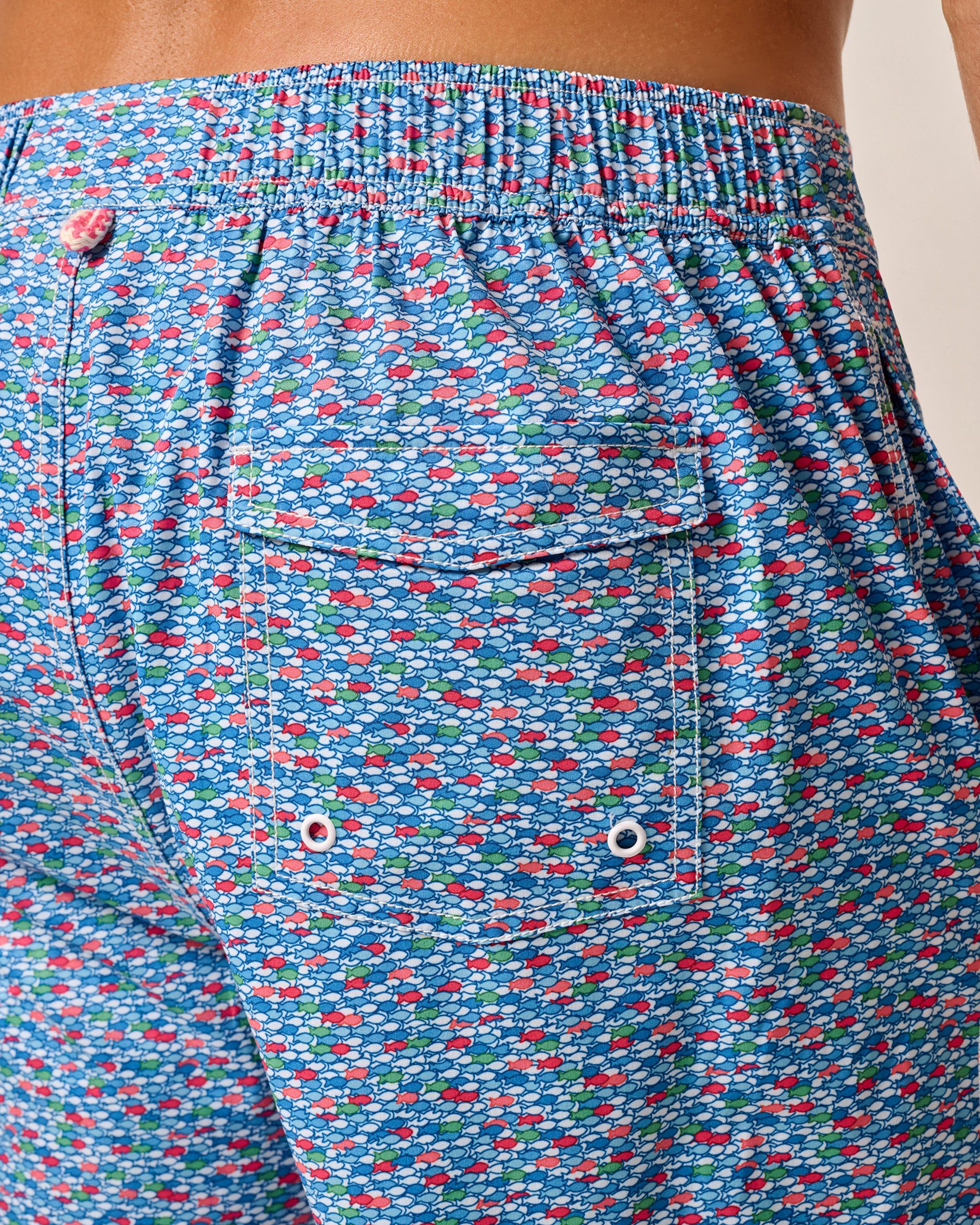 Red Fin Blue Fin 7” Swim Shorts