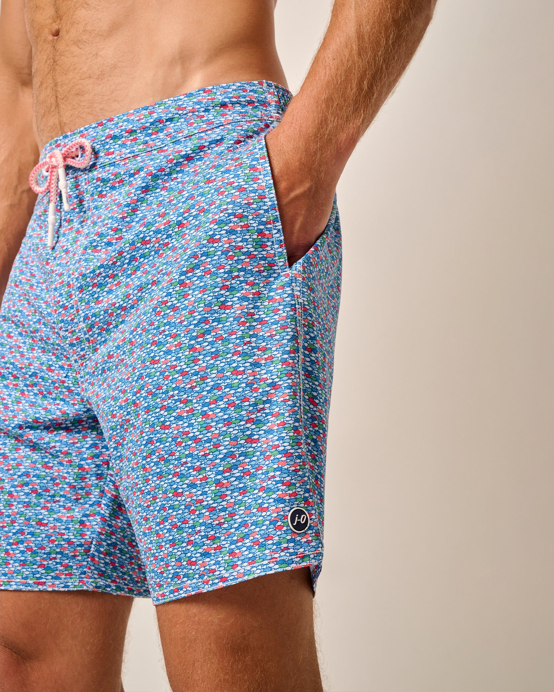 Red Fin Blue Fin 7” Swim Shorts