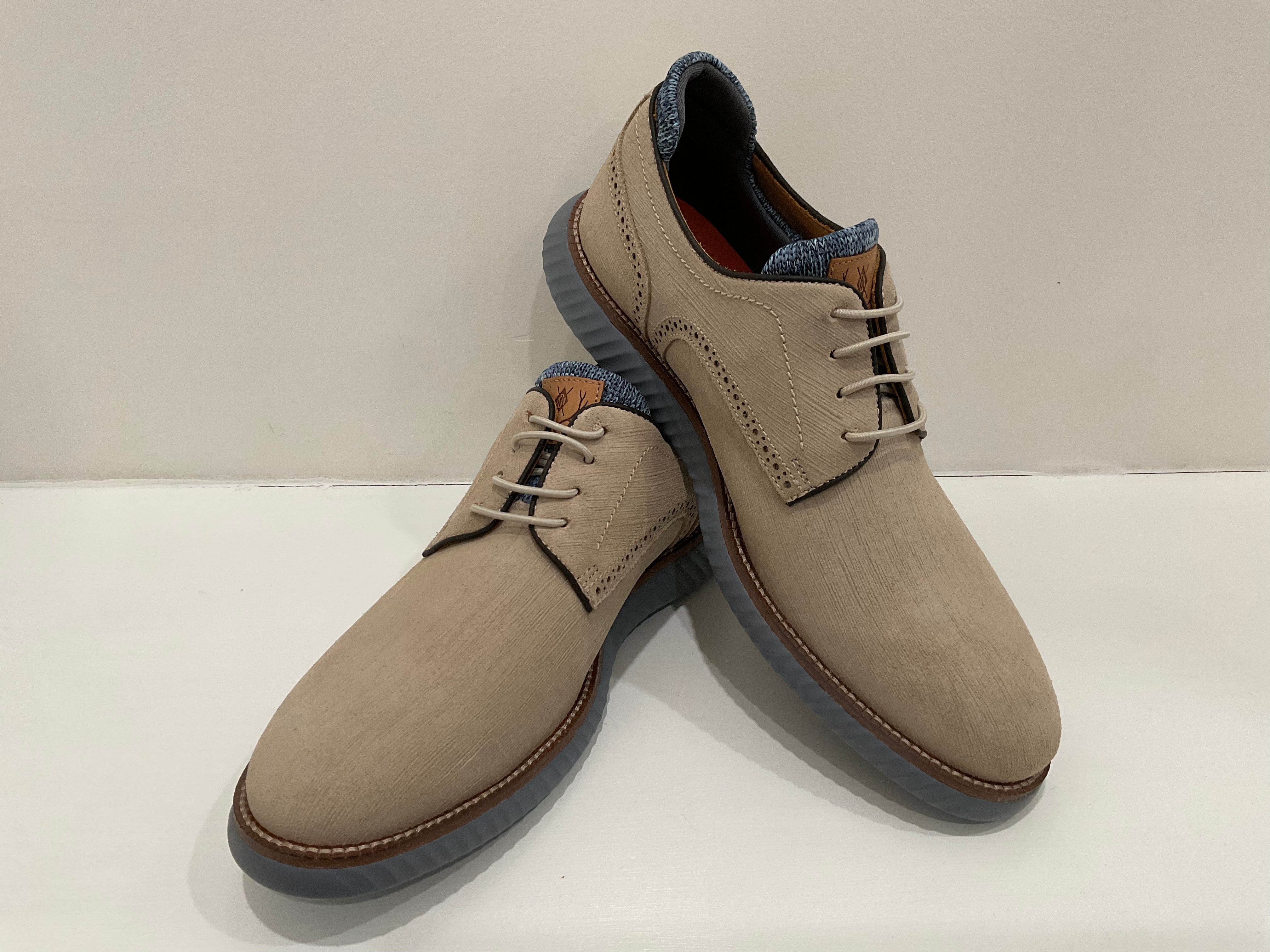 Countryaire Suede Plain Toe - Bone