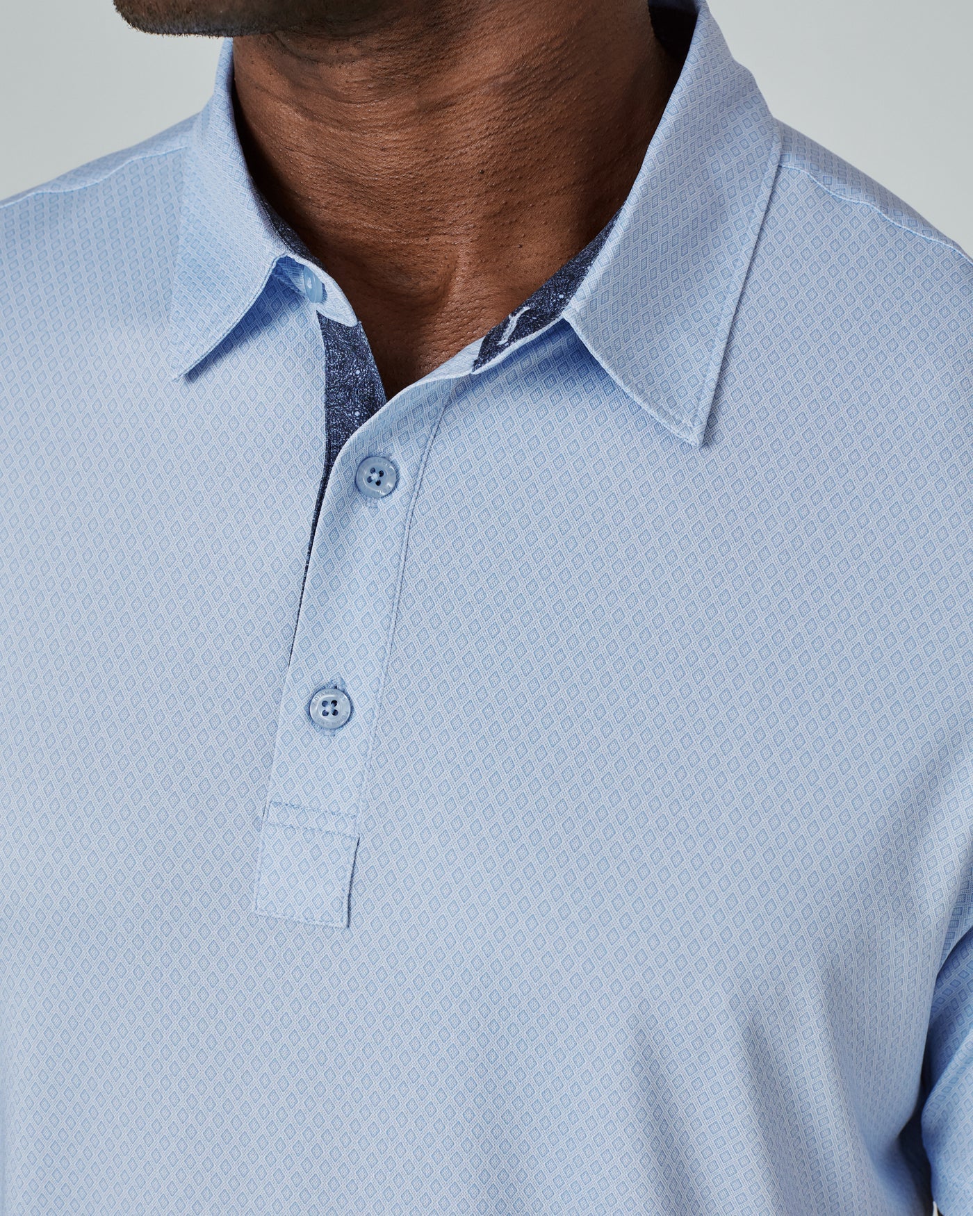 Afton Polo - Light Blue