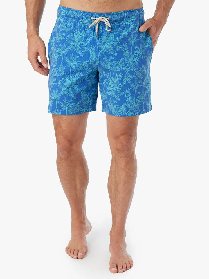 Bayberry 7” Trunk - Tropical Cobalt