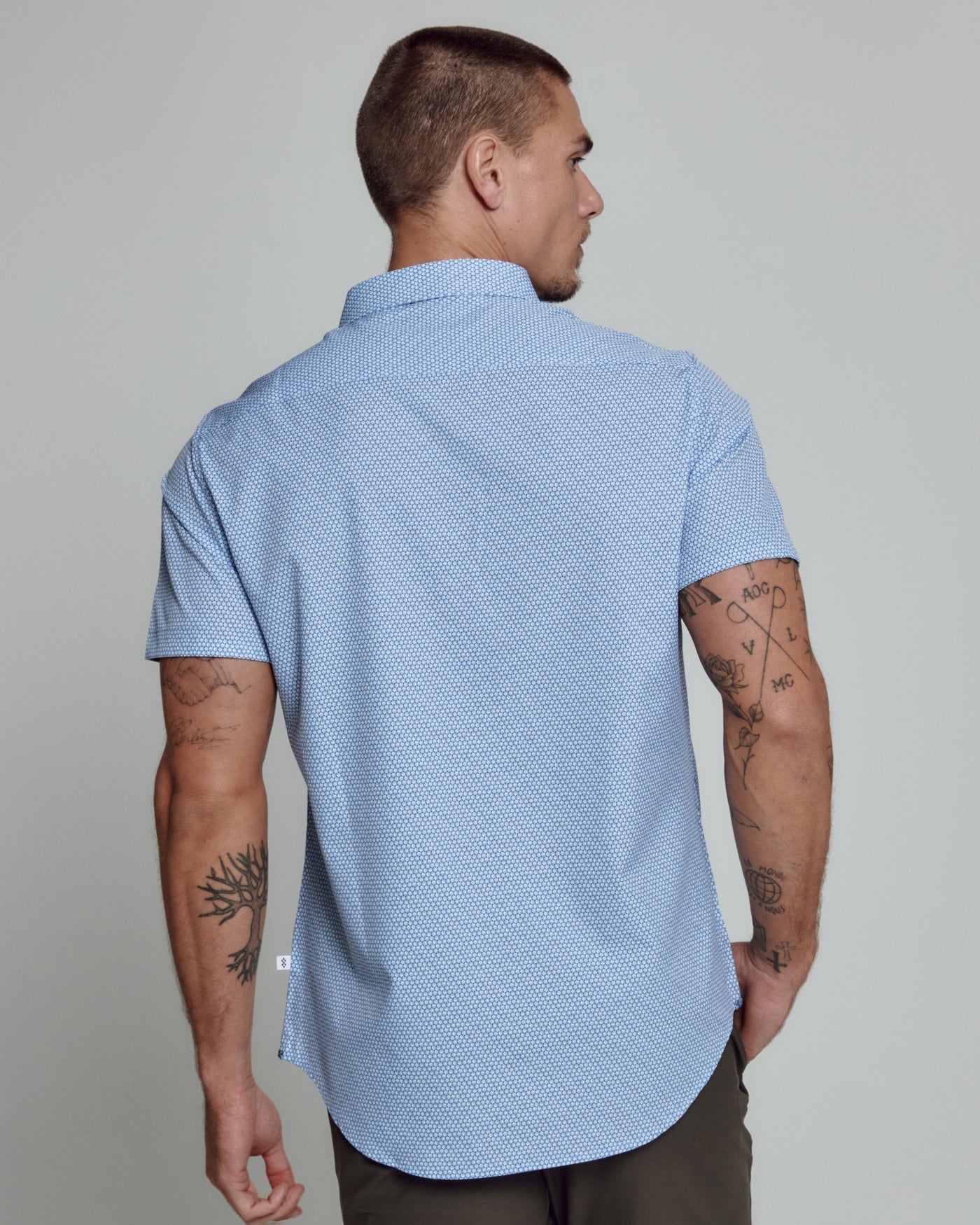 Apollo Short Sleeve Shirt - Light Blue