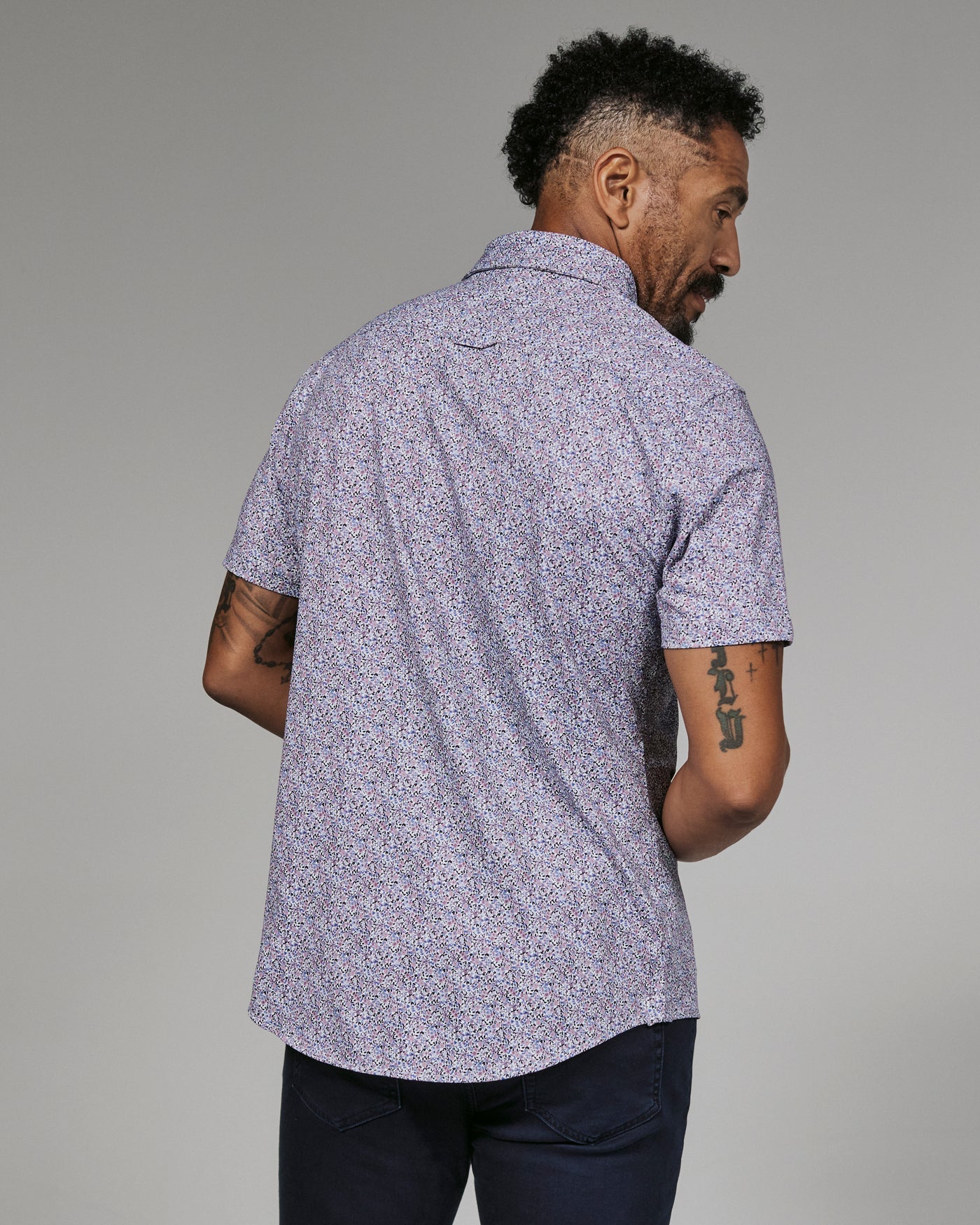 Tropez Short Sleeve Shirt - Stone Rose