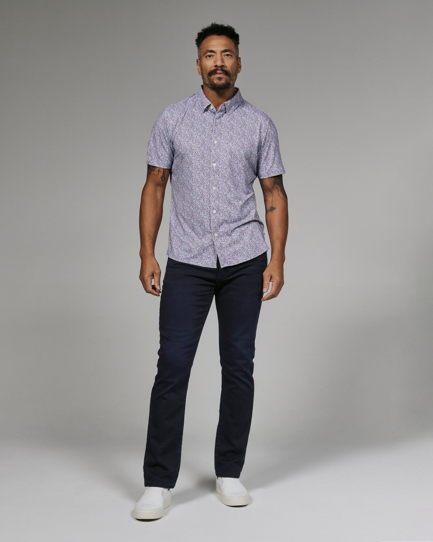 Tropez Short Sleeve Shirt - Stone Rose