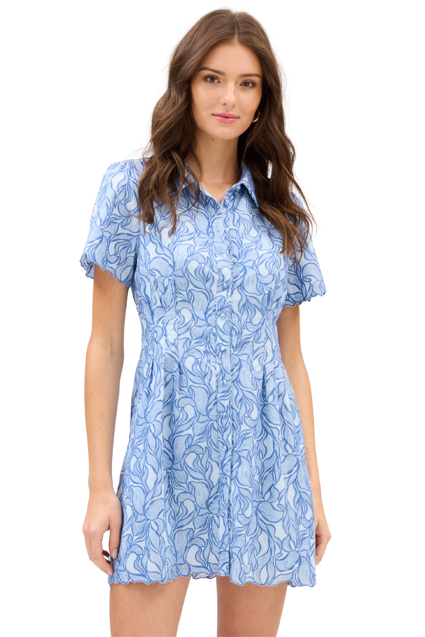 Leah Dress - Blue Steel