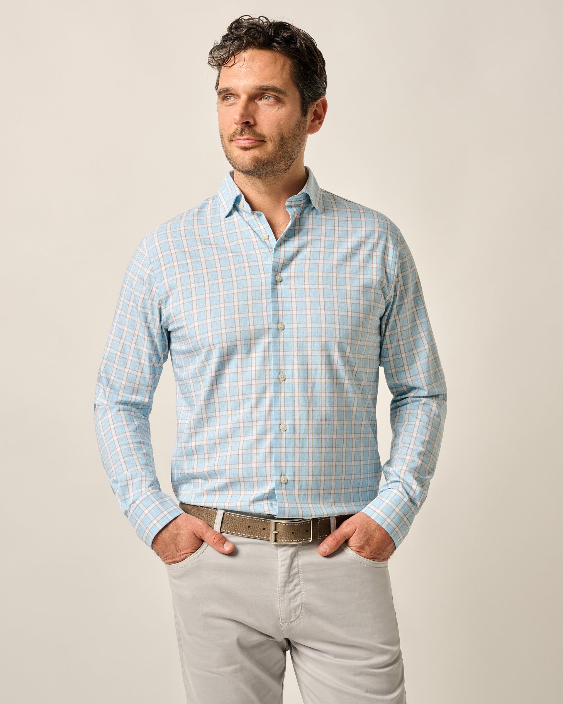 Koby Performance Button Up - Malibu