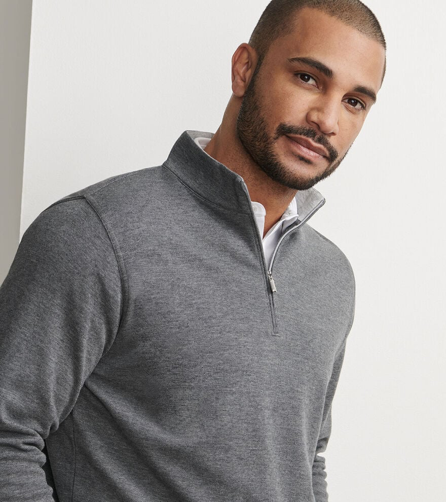 Crown Comfort Quarter-Zip Pullover - Charcoal