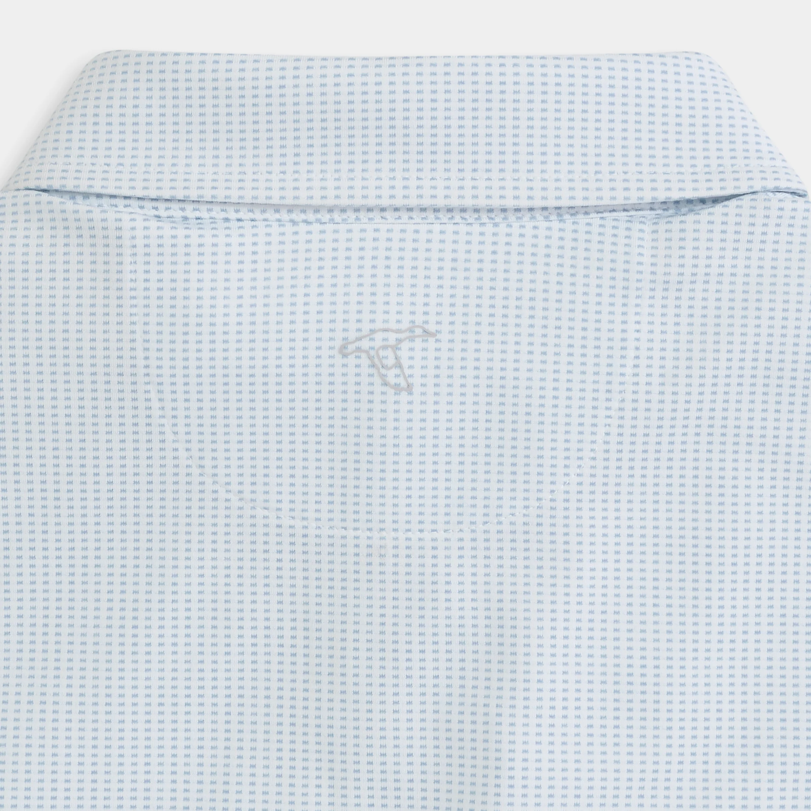 Jacquard Performance Polo - Heritage Blue