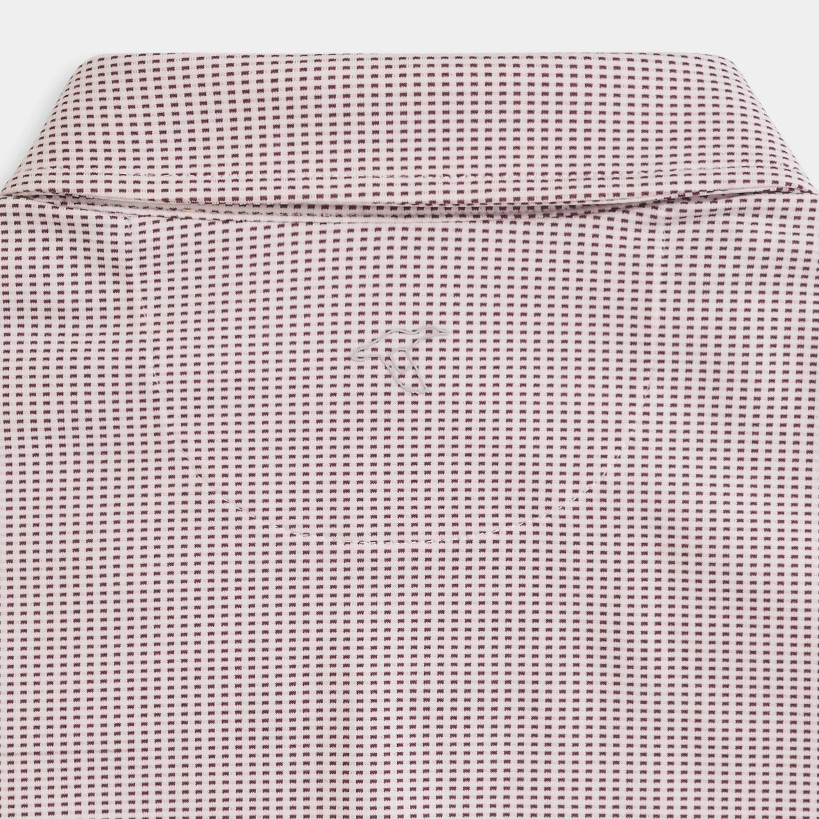 Jacquard Performance Polo - Maroon