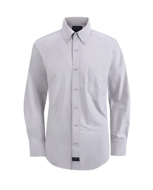 Eagle Stretch Neck Pinpoint Oxford Shirt in Grey